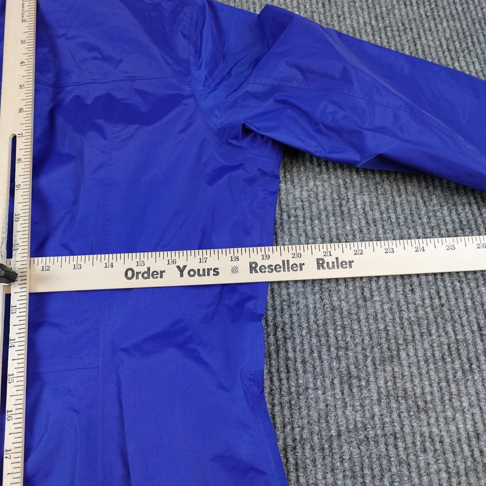 Patagonia Torrentshell City Jacket Womens Medium Blue Hooded Long Lined 27117 - Picture 9 of 11